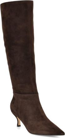 Nine West Somas Knee High Boot in Dark Brown Suede at Nordstrom, Size 6.5