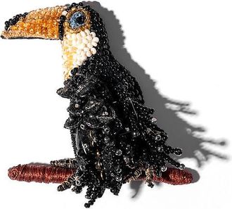 Deepa Gurnani Toucan Brooch