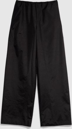 Gucci Technical Silk Poplin Pants, Size 42, Black, Ready-to-wear