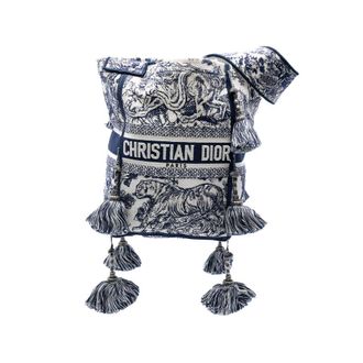 Dior Pre-owned Dior Canvas Embroidered Toile De Jouy D Bubble Bucket Bag Ladies E1IQOKKAHAB9CPD4