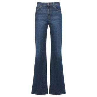 Dondup Jeans Amber a zampa - - Jeans - Donna - Blu - W26
