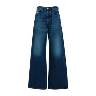 Diesel Jeans, Dames, Blauw, W29 L32, Katoen, 1996 D-Sire Relaxed Jeans