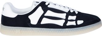 Amiri Pacific Bones Low-Top Translucent Sole Sneakers