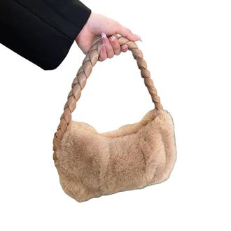 Generic Autumn and winter twist knitting versatile crossbody bag handbag girl