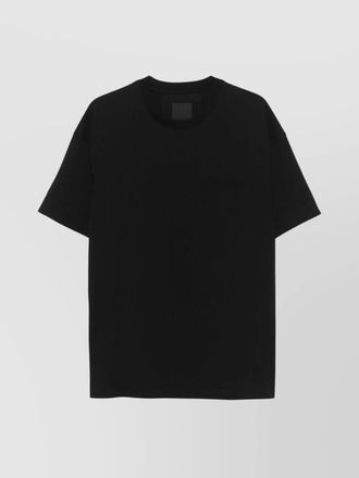 Givenchy cotton jersey embossed logo short-sleeve t-shirt