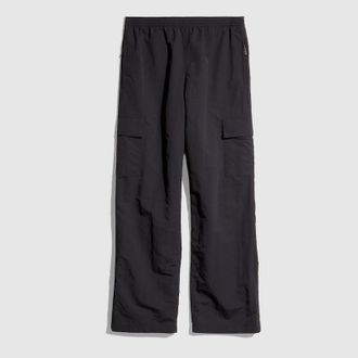 Gucci Froiss&eacute; Nylon Faille Cargo Pants, Size 46, Black, Ready-to-wear