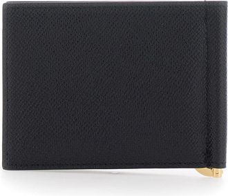 Ferragamo Mens Wallet Calf Leather Black