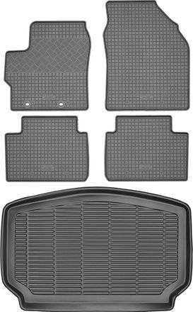 OEM Juego De Alfombrillas De Goma Para Coche Y Alfombrilla Para Maletero Para Toyota Yaris Iv Hatchback Del 2020