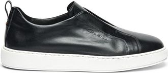 Santoni Zapatilla sin cordones - Shoes - Hombre - Negro - 39 1/2 EU