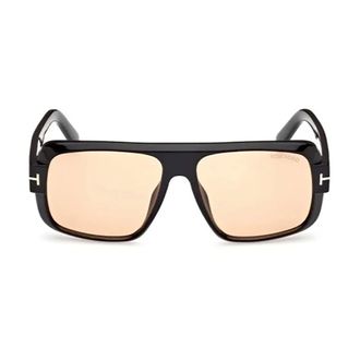 Tom Ford Sunglasses, female, Black, Size: 58 MM Black Sunglasses Elegant Style