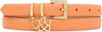 Kazar Carroll Riem - Dames - Riemen - Oranje - 80 CM - Leer - Accessoires