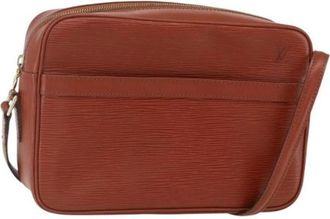 Louis Vuitton Pre-owned Vintage Cross Body Bag - Dames - Vintage Schoudertas - Bruin - ONE Size - Leer - Vintage