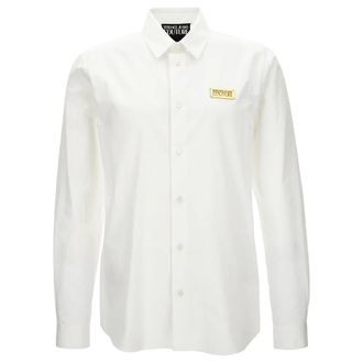 Versace Jeans Couture Shirt - Heren - Casual Overhemden - Wit - XL - Denim - Overhemden