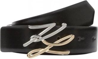 Karl Lagerfeld Accessoires > Riemen - Dames - Riemen - Zwart - 75 CM - Accessoires
