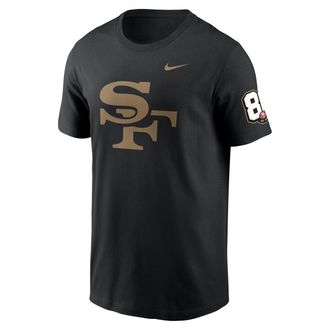 Nike San Francisco 49ers 80th Anniversary Third Down Stop Nike Mens NFL T-Shirt in Black | N19900A9B-FPV