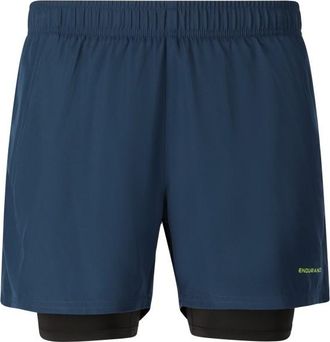 ENDURANCE Kros 2-in-1 Shorts Laufshorts f&uuml;r Herren | blau