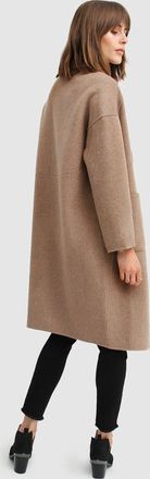 Belle & Bloom Publisher Double-Breasted Wool Blend Coat
