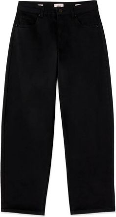 Oltre Barrel Pants - Dames - Loose Fit Jeans - Zwart - 3XL - Katoen - Jeans