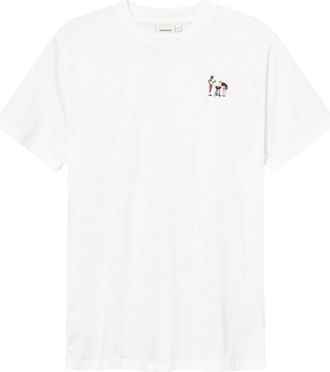 Dedicated T-Shirt Stockholm BBQ Emb T-Shirt f&uuml;r Herren | wei&szlig;