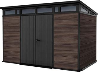 Keter Caseta De Exterior Signature 11x7 - 342x218x226 Cm Y 7,4 M2 - Rosewood