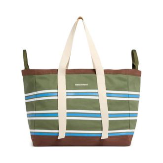 Dsquared2 Tote Bags, female, Green, Size: ONE SIZE Tote Bags