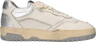 4B12 Olimpia Sneaker - Dames - Sneakers - Beige - 37 EU - Leer - Schoenen