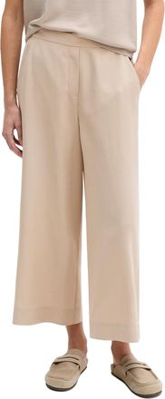 Marc O'Polo Dehnbund-Hose MARC OPOLO MARGO Wide, Damen, Gr. 32, N-Gr, smooth sand, Web, Obermaterial: 90% Lyocell, 10% Leinen, relaxed fit, Hosen Dehnbund-Hose, M