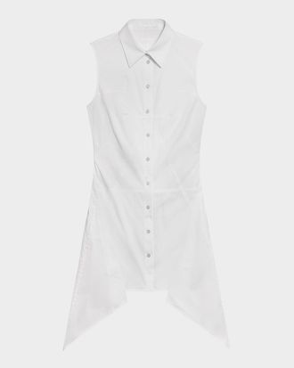 Helmut Lang Sleeveless Bustier Shirtdress
