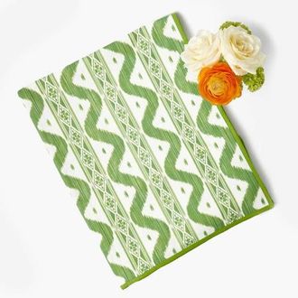 Mrs. Alice Ikat Tablecloth in Green at Nordstrom, Size X-Large