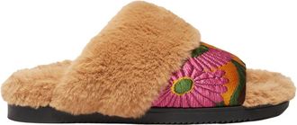 La DoubleJ Winter Slippers - Dames - Sandalen - Oranje - 37 EU - Polyester - Schoenen