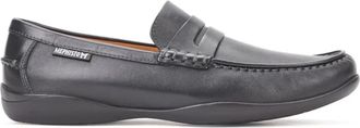 Mephisto Klassieke zwarte leren loafers voor heren - Heren - Loafers - Zwart - 46 EU - Schoenen
