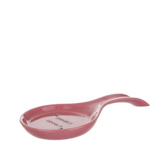 KASANOVA Poggiamestolo malva con scritta 22 cm
