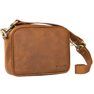 STILORD Tamika Leather Crossbody Bag for Women Vintage Genuine Leather Shoulder Bag with Wide Strap, Medium Womens Handbag and Everyday Small Leather Purse Co