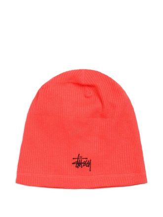 Stüssy Berretto con lavorazione a nido dape - Rosso