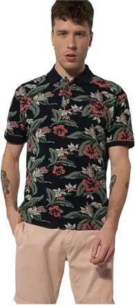 Kaporal Tops, Heren, Blauw, S, Navy Polo Shirt Makao Style