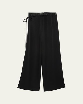 Jason Wu Straight-Leg Lace-Trim Pants