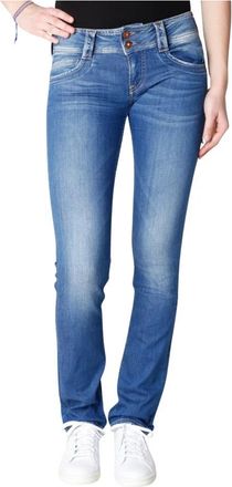 Pepe Jeans London Slim-fit Jeans - Dames - Slim Fit Jeans - Blauw - W32 L32 - Denim - Jeans