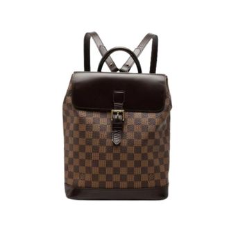 Louis Vuitton Pre-owned Soho Backpack - Dames - Vintage Rugzakken - Bruin - ONE Size - Leer - Vintage