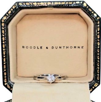 Boodles White Gold Brilliant Solitaire Diamond