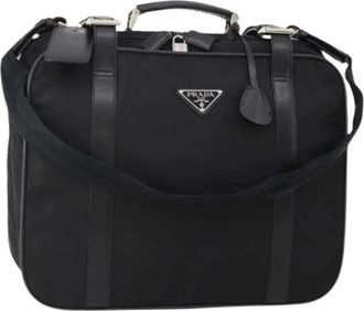 Prada Pre-owned Vintage Nylon Boston Bag - - Pre-owned - Donna - Nero - ONE SIZE
