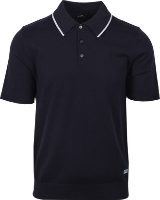 Paul Smith Mens SWEATER SS POLO NAVY Cotton - Size X-Large