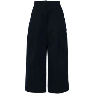 STUDIO NICHOLSON Dames, Broeken, Blauw, Maat: 3XS Katoen