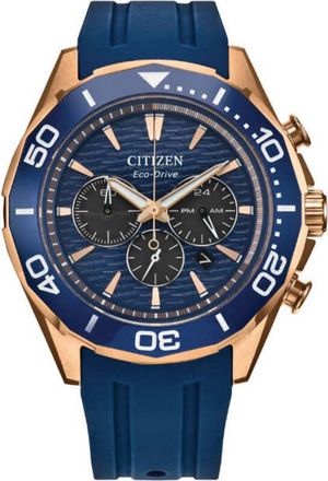 Citizen Endeavor Chronograph Quartz Blue Dial Mens Watch CA4733-00L