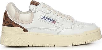 Autry CLC Low - Dames - Sneakers - Wit - 40 EU - Katoen - Schoenen