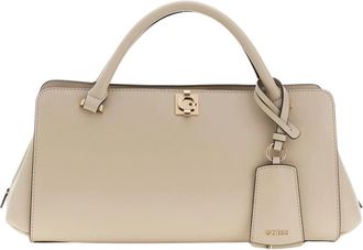 Guess Audrey Small Girlfriend Satchel - Dames - Handtassen - Beige - ONE Size - Tassen