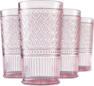 Godinger Set Of 4 Claro Acrylic Highballs