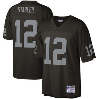 Mitchell & Ness Mens Mitchell & Ness Ken Stabler Black Las Vegas Raiders Legacy Replica Jersey at Nordstrom, Size Small