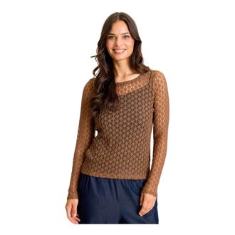 In Front Top - - Tops - Donna - Marrone - XL