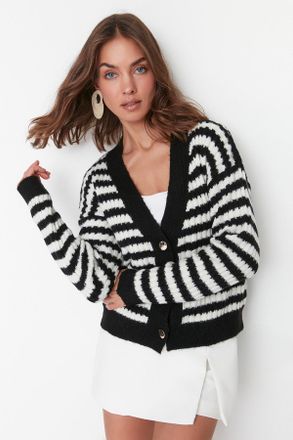 Trendyol Dames Gestreepte Cardigan