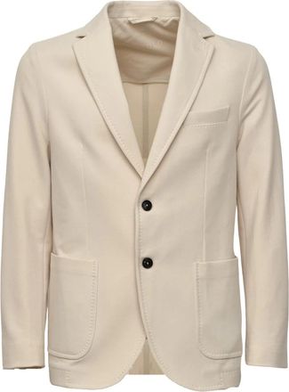 Circolo 1901 Stretch Katoenen Blazer - Heren - Blazers - Beige - L - Katoen - Jassen
